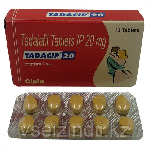 Тадасип 20 (Tadacip20) 10 таблеток, индийская ВИАГРА для мужчин