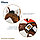 Лошадка качалка для детей Pituso GS2030, фото 9