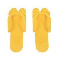 Тапочки-вьетнамки EVA Эконом 2мм, желтый 25 пар в упаковке