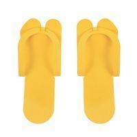 Тапочки-вьетнамки EVA Эконом 2мм, желтый 25 пар в упаковке