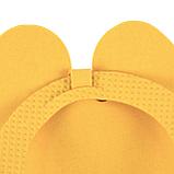 Тапочки-вьетнамки EVA Эконом 2мм, желтый 25 пар в упаковке, фото 3