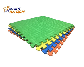 Детские напольные коврики пазлы 120*120 см. "Радуга"