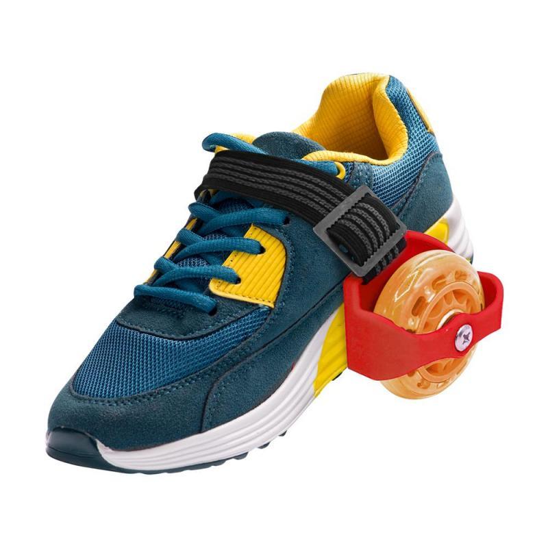 Флеш роллеры на обувь (цвет желтый) роликовые коньки - фото 2 - id-p108617153
