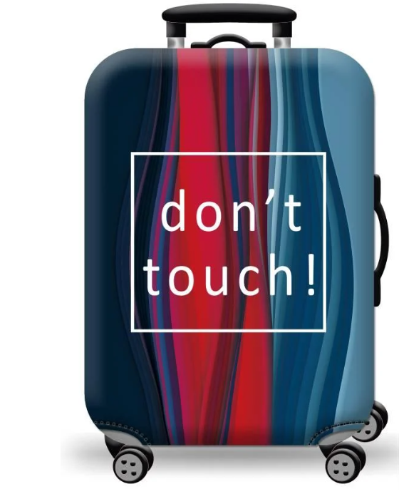 Чехол для чемодана "Don't touch", р-р М - фото 1 - id-p103237467