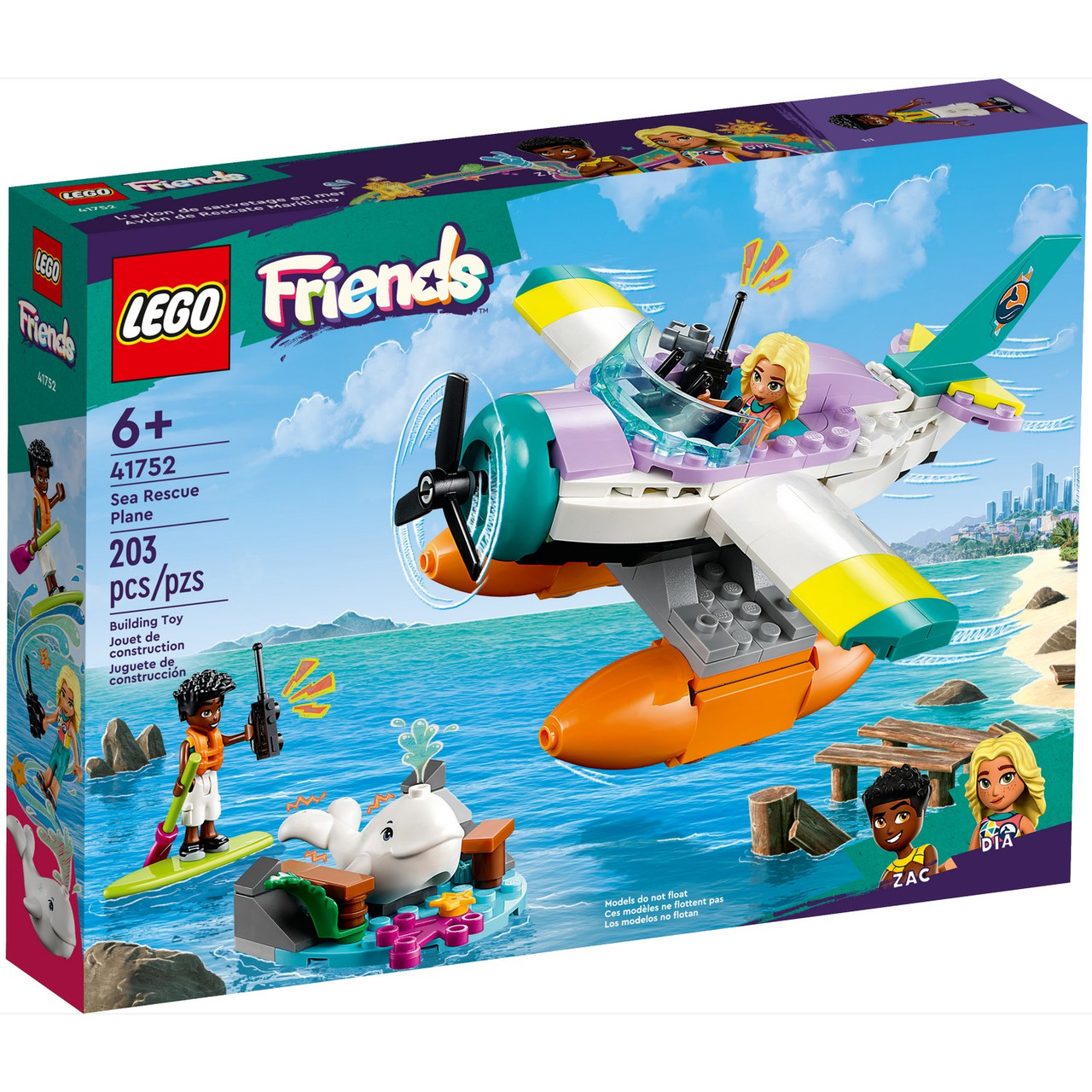 41752 Lego Friends Спасательный самолет, Лего Подружки