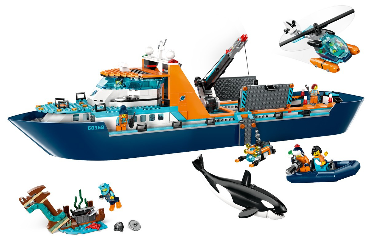 60368 Lego City Корабль исследователя Арктики, Лего Город Сити - фото 5 - id-p108608762