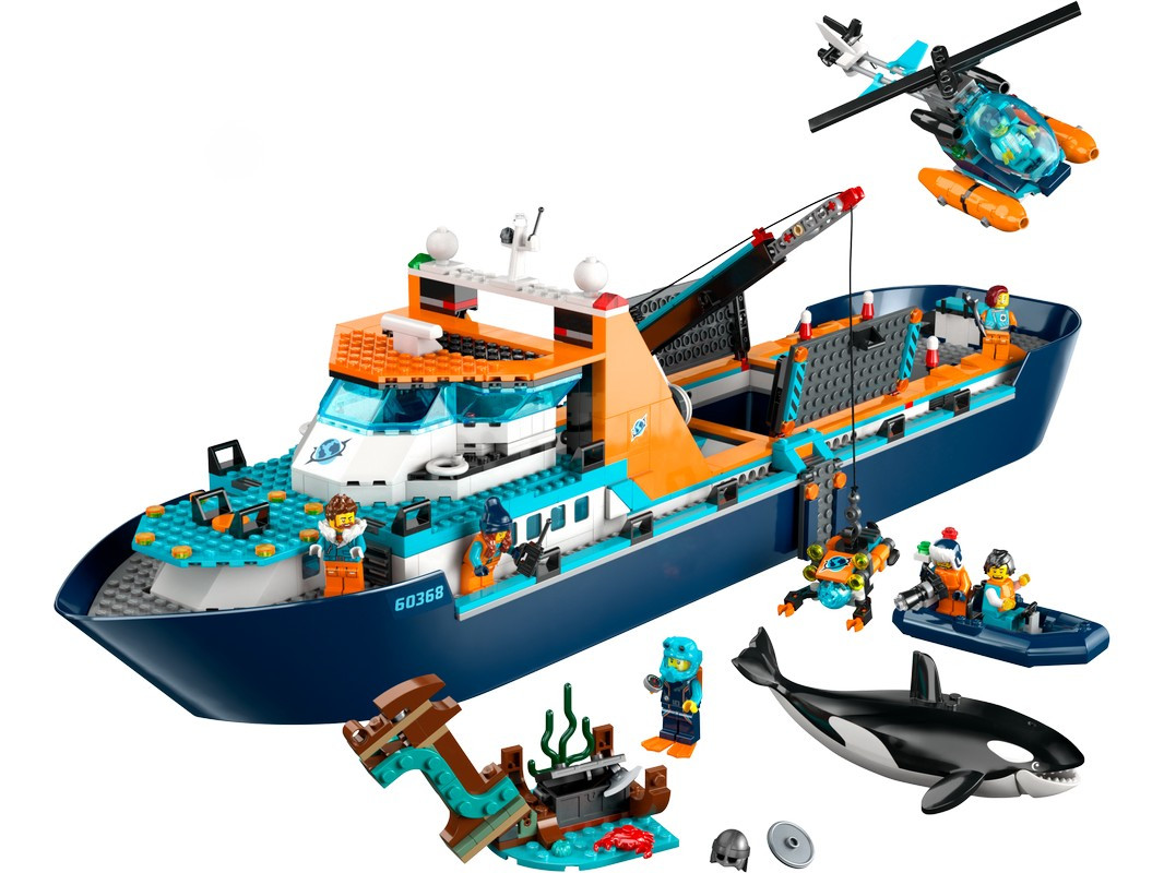 60368 Lego City Корабль исследователя Арктики, Лего Город Сити - фото 4 - id-p108608762