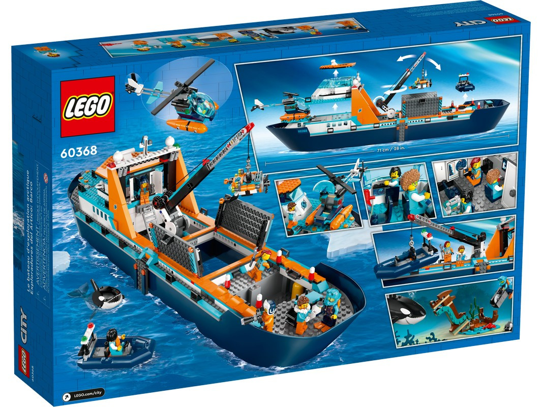 60368 Lego City Корабль исследователя Арктики, Лего Город Сити - фото 2 - id-p108608762