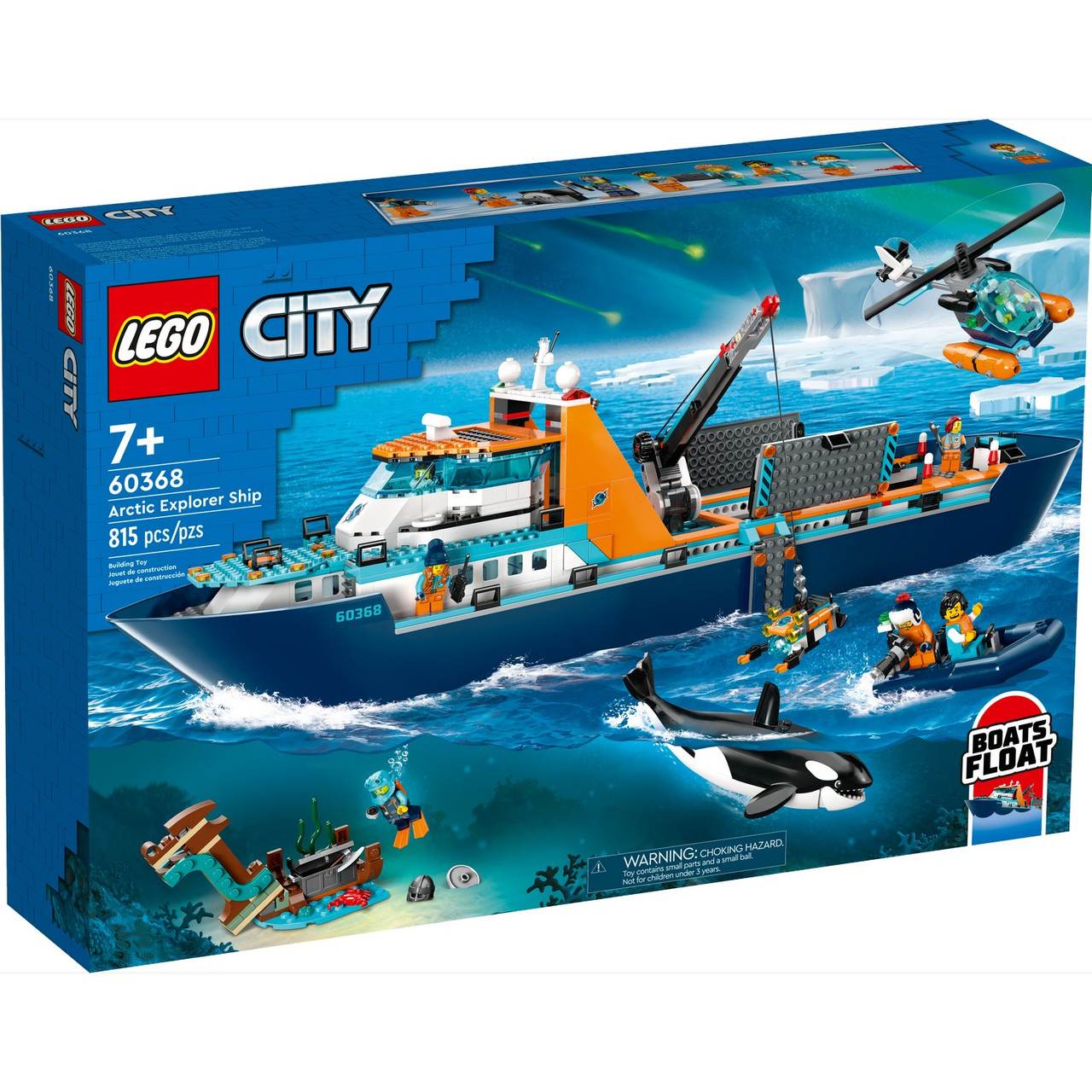60368 Lego City Корабль исследователя Арктики, Лего Город Сити - фото 1 - id-p108608762