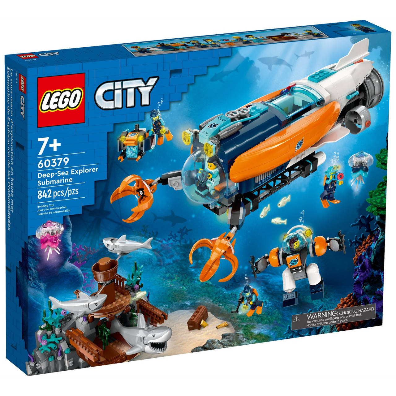 60379 Lego City Подводная лодка, Лего Город Сити - фото 1 - id-p108608763