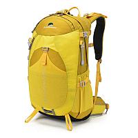 Рюкзак +для похода, рюкзак туристический 35л дождевик, каркас, вместительный. желтый