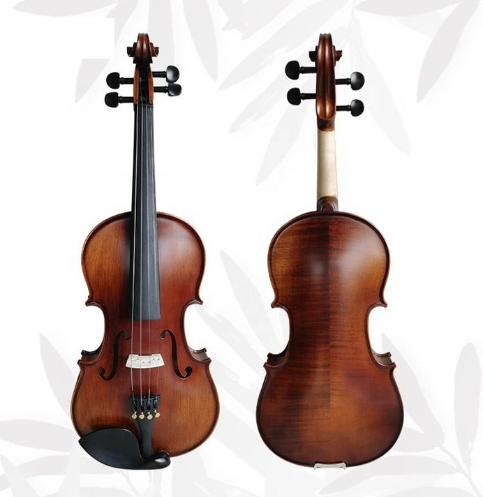 Скрипка Violin MVT700 4/4 резной массив ели и огненный клен