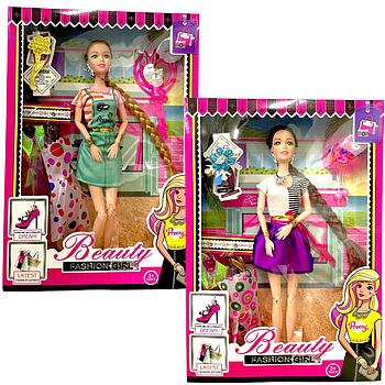 303 Кукла Beauty с длин. косичкой (2 платья) цена за 1шт 32*22см 36шт в упаковке???