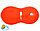 Фитбол-Арахис, мяч для фитнеса c насосом (40*80см, оранжевый), фото 2