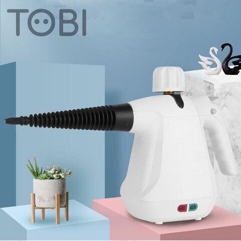 Пароотчиститель ручной для уборки дома TOBI Steam Cleaner + 9 насадок и аксессуаров - фото 1 - id-p108619206