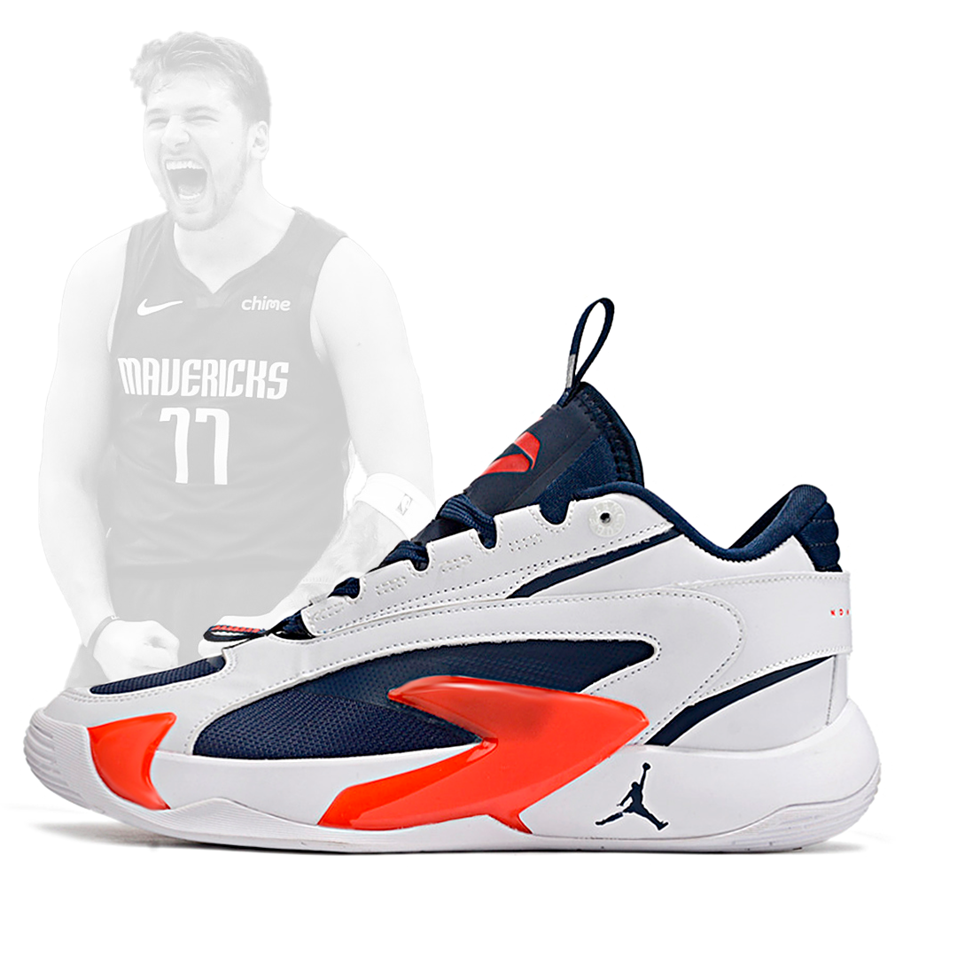 Баскетбольные кроссовки Jordan Luka 2 "White-Blue"( Luka Doncic )