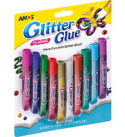 Клей с блестками 10 цветов Glitter Glue
