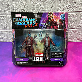 Оригинальные фигурки Marvel Legends - Yondu, Star-Lord - Guardians of The Galaxy Vol 2. (ТЦ Евразия)