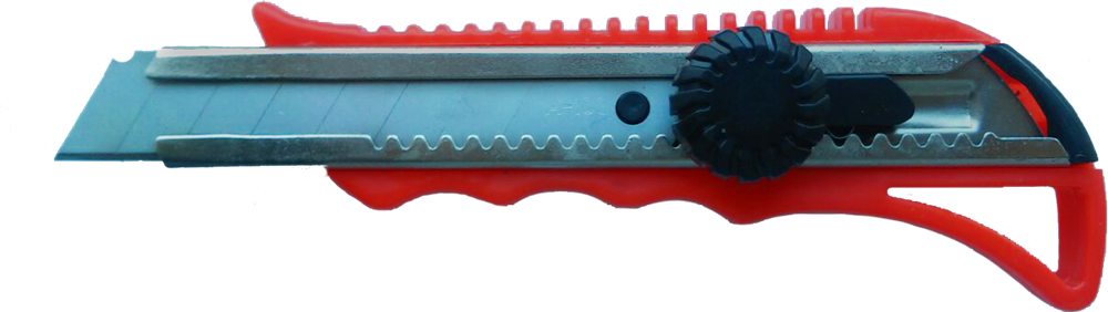 Нож "ЭКСПЕРТ" с винтовым фиксатором, сегментированное лезвие, 18мм