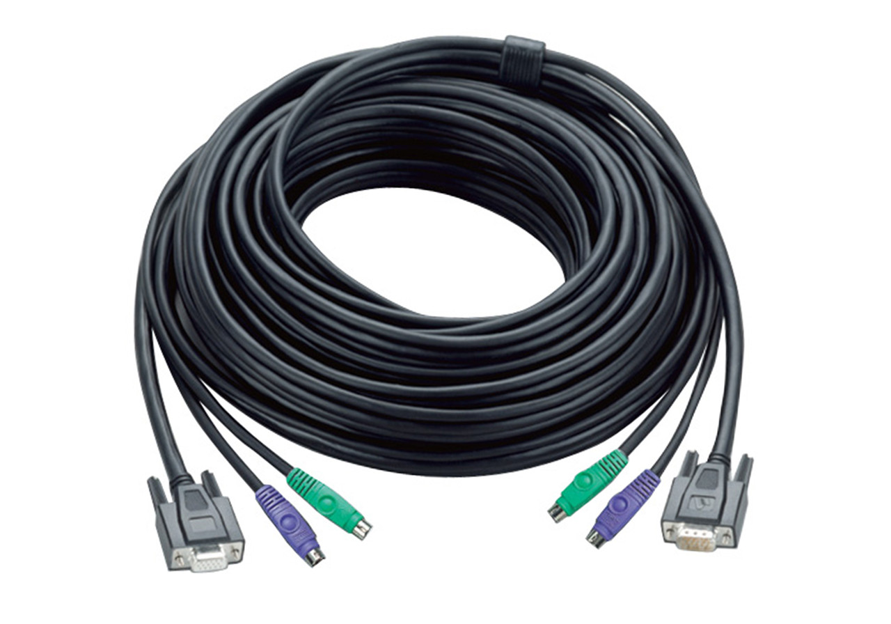 КВМ-кабель с интерфейсами PS/2, VGA (10м)  2L-1010P/C ATEN