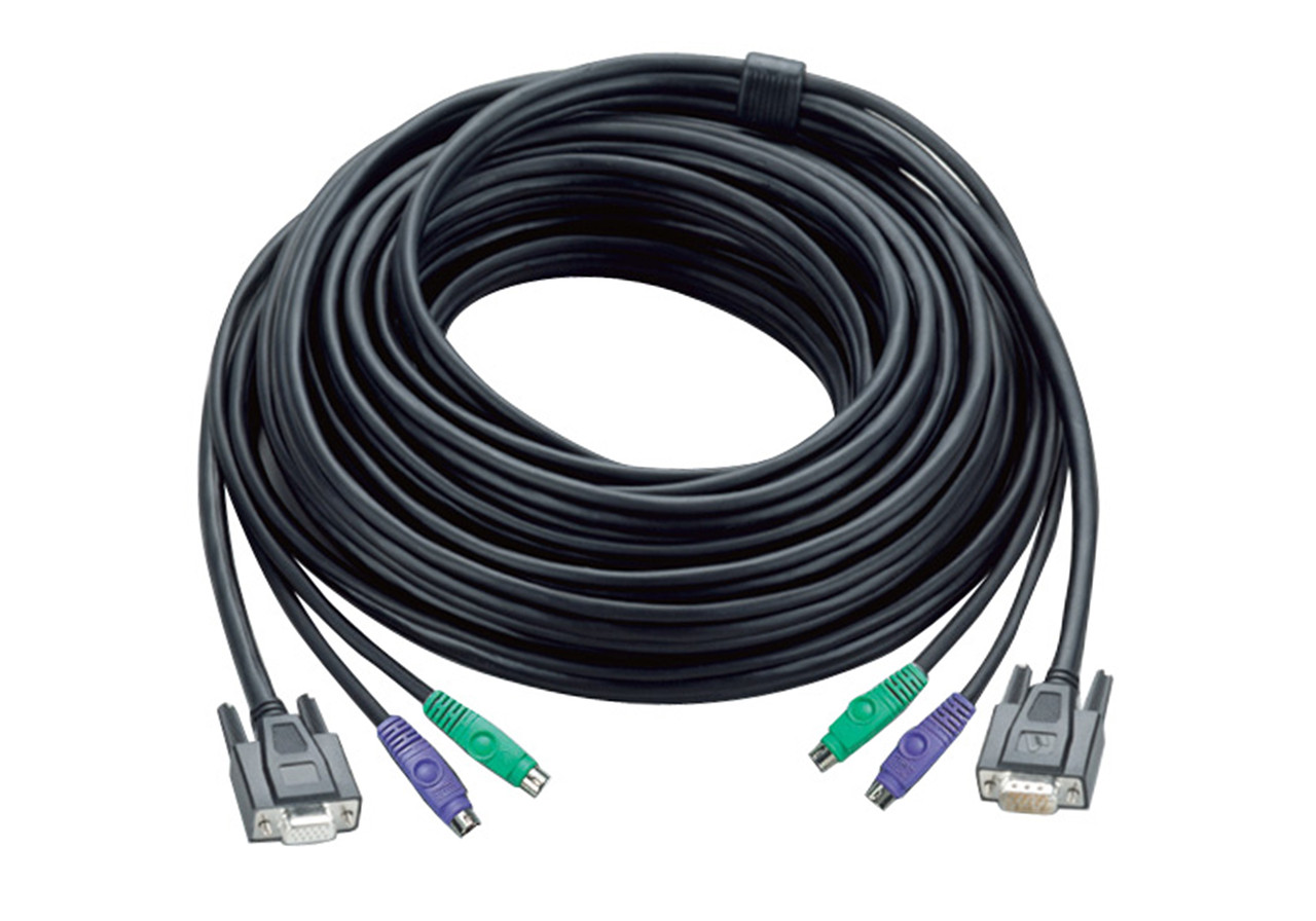 КВМ-кабель с интерфейсами PS/2, VGA (3м) 2L-1003P ATEN