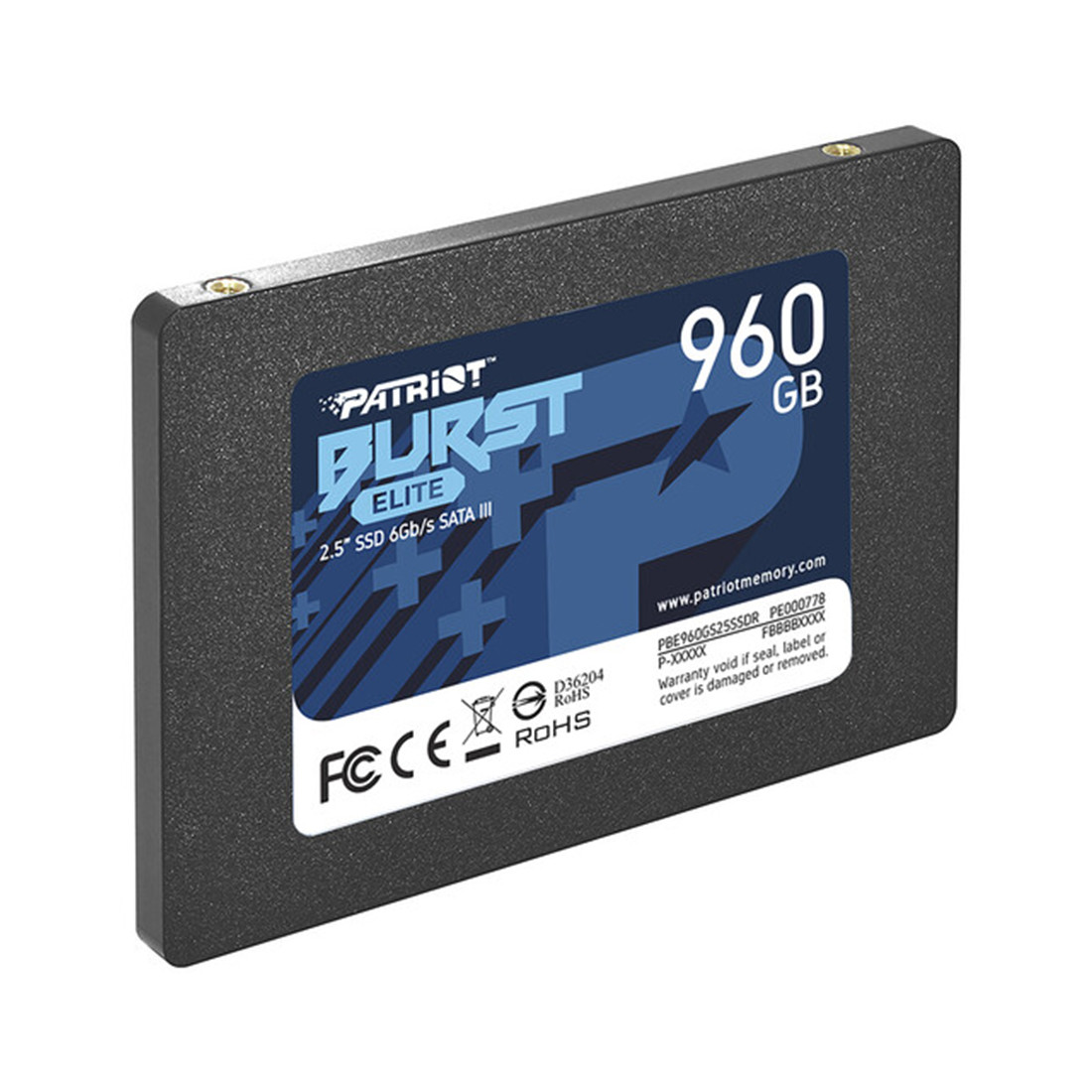 Твердотельный накопитель SSD Patriot Burst Elite 960GB SATA - фото 2 - id-p108623248
