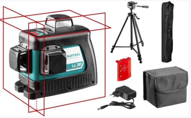 KRAFTOOL LL 3D #3 нивелир лазерный со штативом ST-160, в коробке (34640-3) - фото 2 - id-p108624028