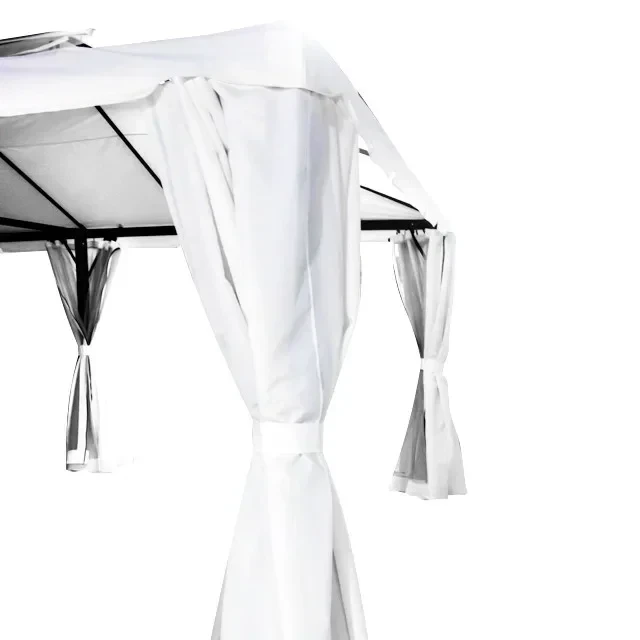 Шатер Фиеста белый с москитной сеткой 3 на 6 метров - фото 3 - id-p108624587