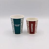 Стакан бумажный для горячих напитков "COFFEE " 250 мл 50шт/уп 1000 шт/кор
