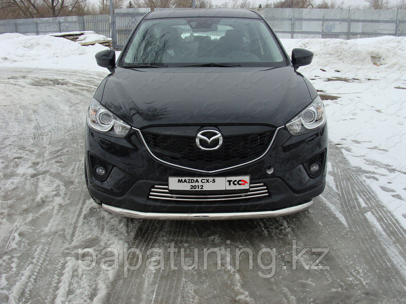 Защита передняя нижняя 60,3 мм ТСС для Mazda CX-5 2012-2015