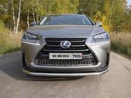 Защита передняя нижняя 60,3 мм ТСС для Lexus NX 200 2014-2017 (кроме F-Sport)