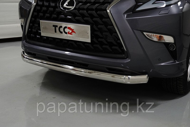 Защита передняя нижняя (овальная) 75х42 мм ТСС для Lexus GX 460 2014-2019, фото 1