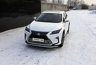 Защита передняя нижняя 42,4 мм ТСС для Lexus RX200t/RX300/RX350/RX450h (AL20) 2015- (кроме F-Sport)