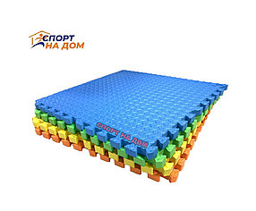 Мягкий пол для детей "Радуга" (размер 120*120 см)