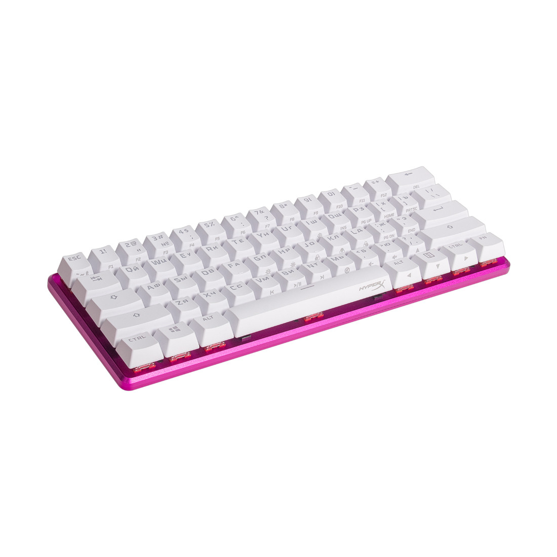 Клавиатура HyperX Alloy Origins 60 Pink 572Y6AA#ACB - фото 2 - id-p108632793
