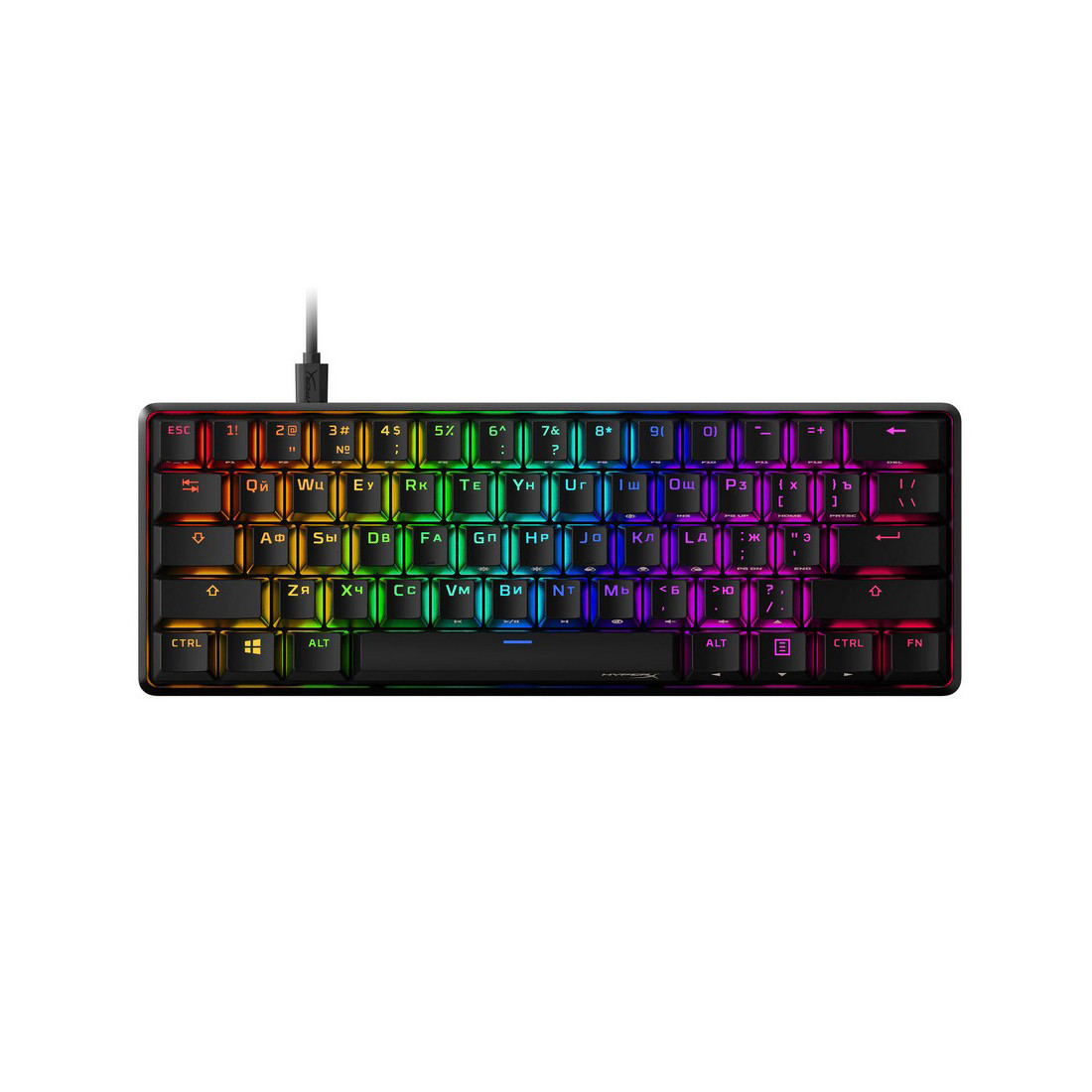 Клавиатура HyperX Alloy Origins 60 4P5N0AA#ACB - фото 2 - id-p108632794