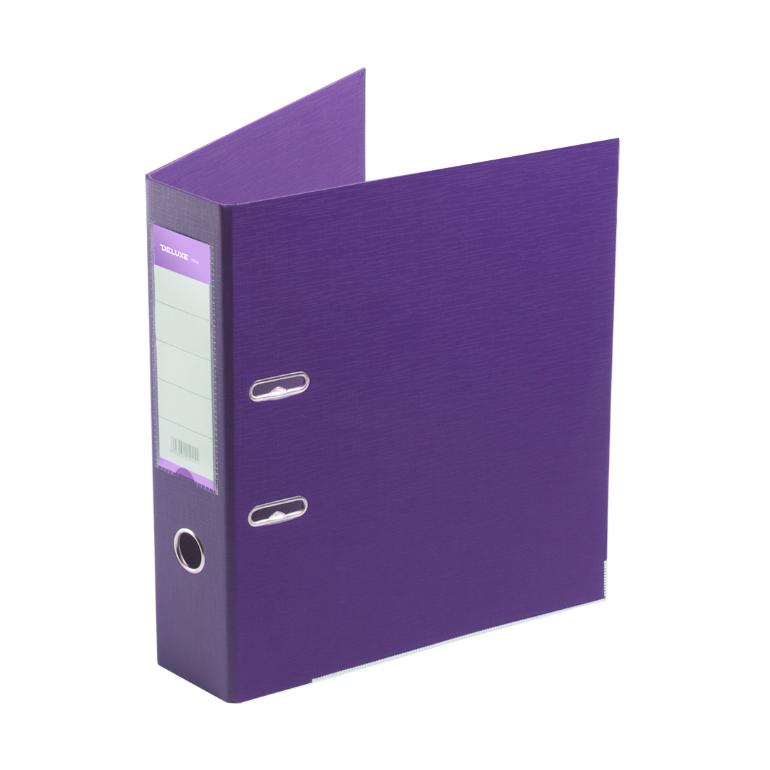 Папка-регистратор Deluxe с арочным механизмом, Office 3-PE1 (3" PURPLE), А4, 70 мм, фиолетовый - фото 1 - id-p108627431
