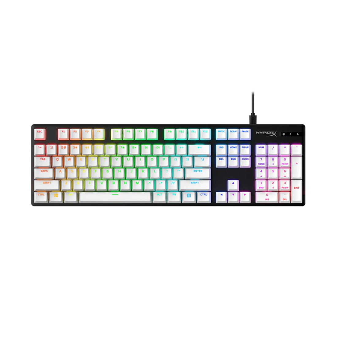 Набор кнопок на клавиатуру HyperX PBT Keycaps Full Key Set (White) 519T5AA#ACB - фото 2 - id-p108632885