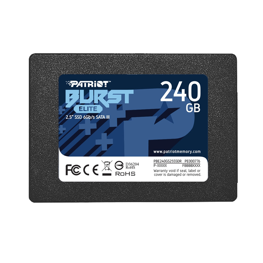 Твердотельный накопитель SSD Patriot Burst Elite 240GB SATA - фото 1 - id-p108634856