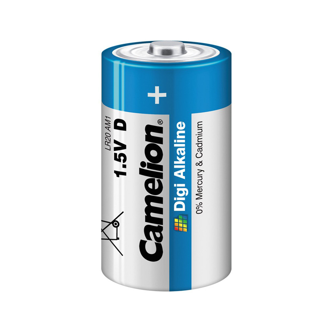 Батарейка CAMELION Digi Alkaline LR20-BP2DG 2 шт. в блистере - фото 1 - id-p108634885