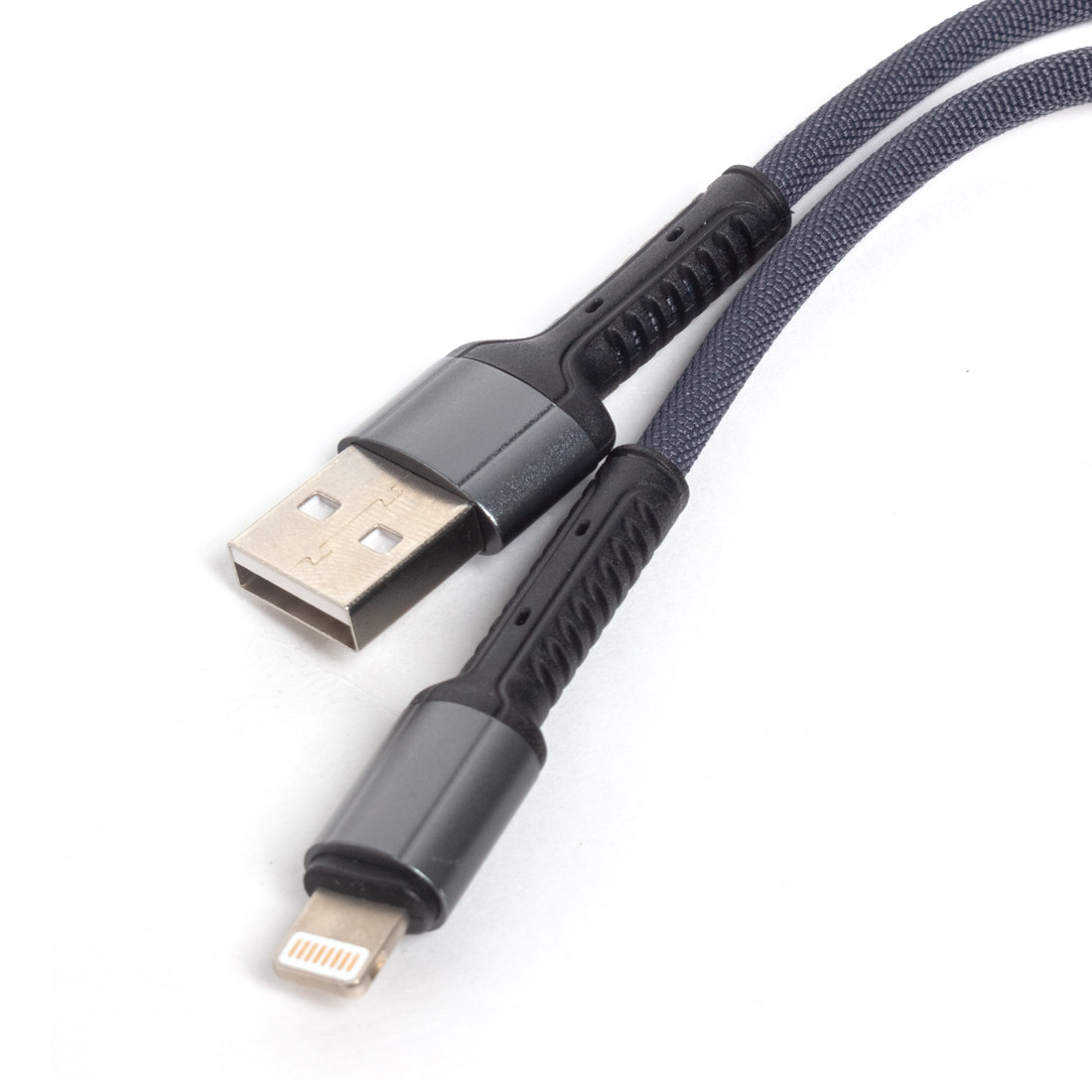 Интерфейсный кабель LDNIO Lightning LS64 Fast 2м Серый - фото 1 - id-p108630152