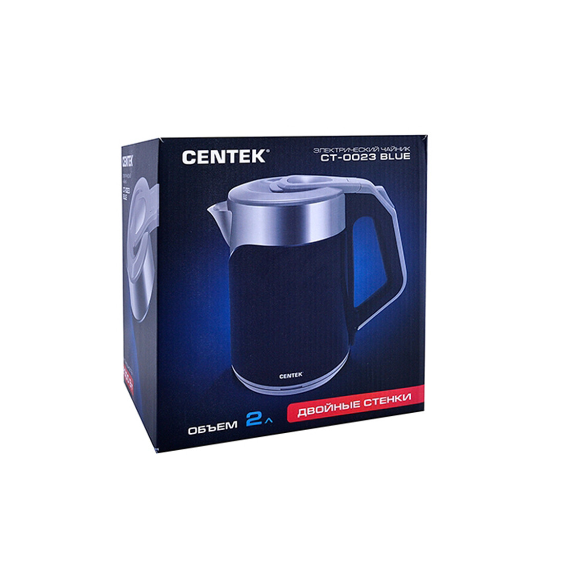 Чайник электрический Centek CT-0023 Синий - фото 3 - id-p108632125