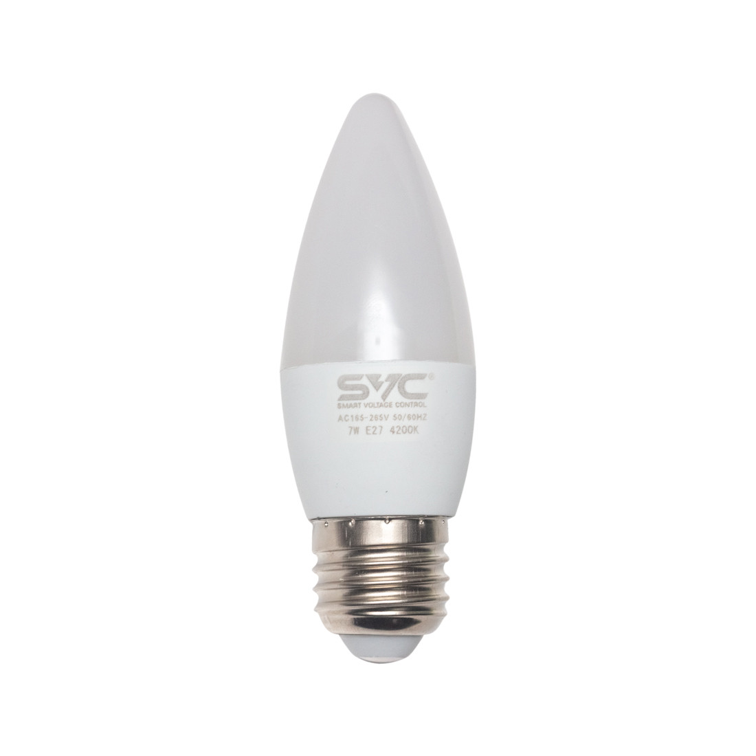 Эл. лампа светодиодная SVC LED C35-7W-E27-4200K, Нейтральный - фото 1 - id-p108634048