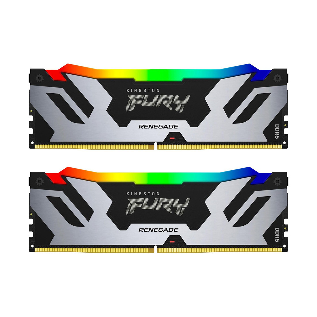 Комплект модулей памяти Kingston FURY Renegade RGB XMP KF564C32RSAK2-32 DDR5 32GB (Kit 2x16GB) 6400M - фото 2 - id-p108635251