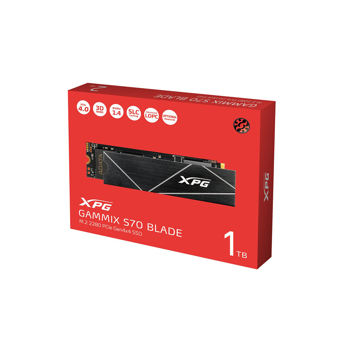 Твердотельный накопитель SSD ADATA XPG GAMMIX S70 BLADE 1 Тб M.2 - фото 3 - id-p108635275
