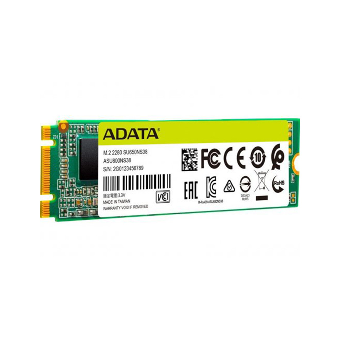 Твердотельный накопитель SSD ADATA Ultimate SU650 256GB M.2 SATA - фото 1 - id-p108635278