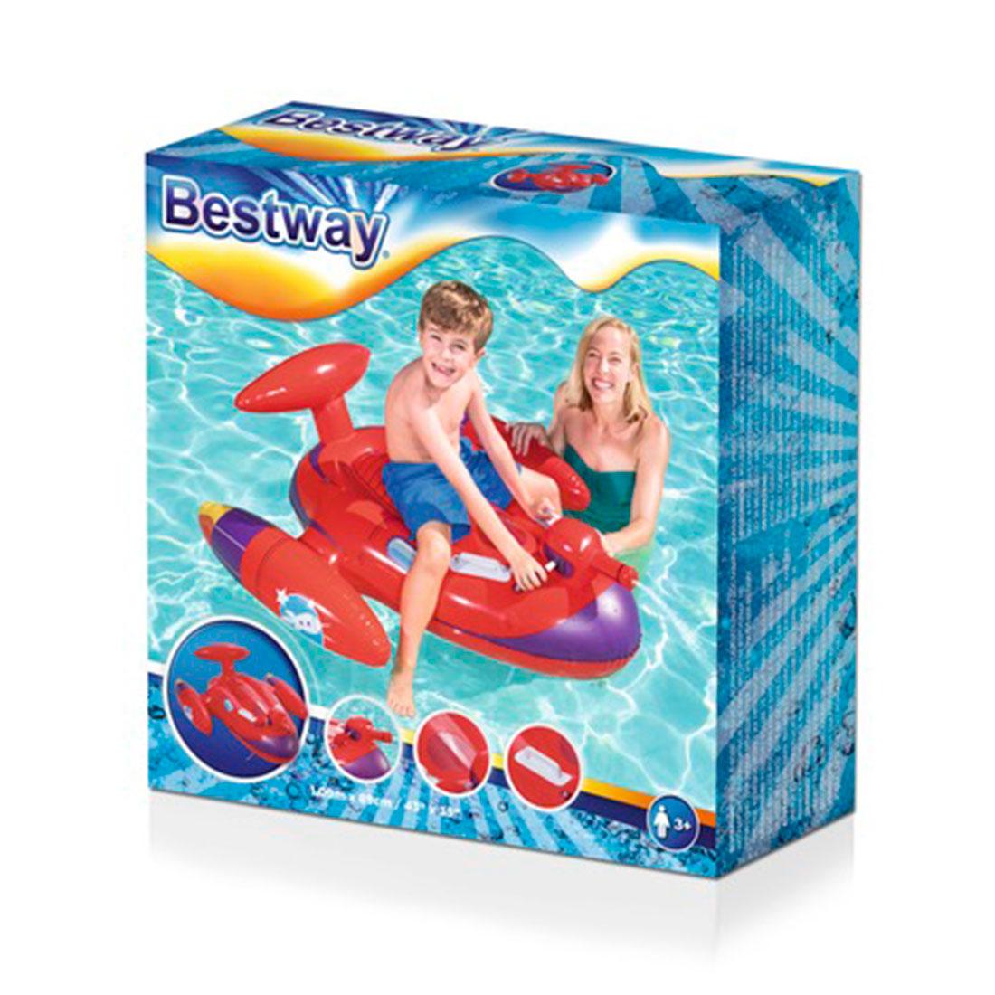 Надувная игрушка Bestway 41100 в форме космолёта для плавания - фото 3 - id-p108630202