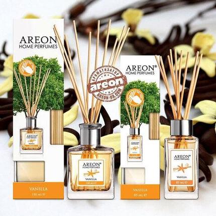 Ароматизатор для дома с эфирными маслами и бамбуковыми шпажками AREON (Ваниль / 150 мл), фото 1