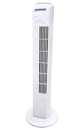Вентилятор колонный Daewoo Tower Ventilator DVT29V {3 уровня мощности, автоповорот}, фото 2