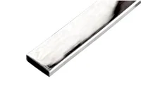 Труба профильная 30х10х1,5. | 2000мм. | полировка GRIT 1000 8К | FGD-343 SUS304/GRIT | Хром